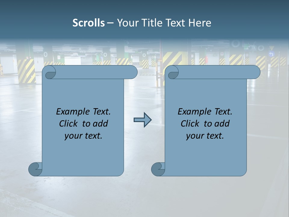 Place Illuminated Night PowerPoint Template