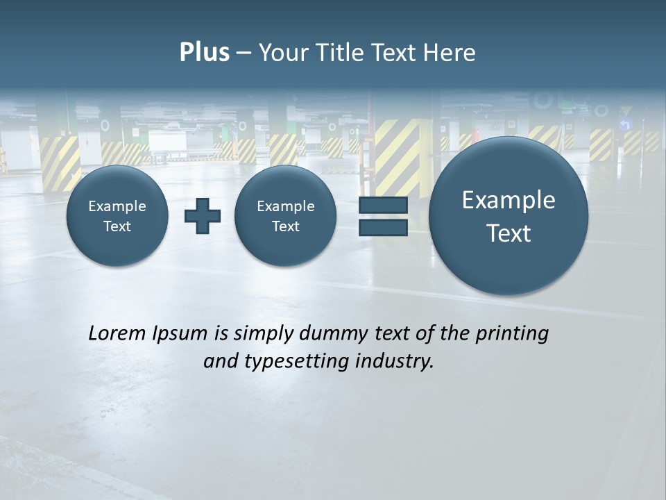 Place Illuminated Night PowerPoint Template