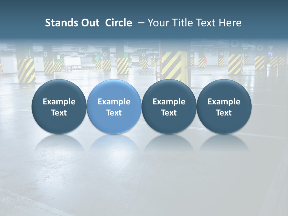 Place Illuminated Night PowerPoint Template