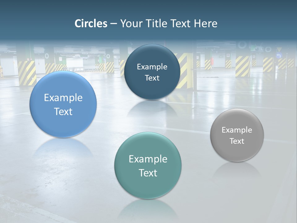 Place Illuminated Night PowerPoint Template