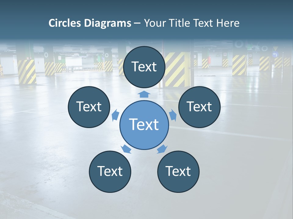 Place Illuminated Night PowerPoint Template