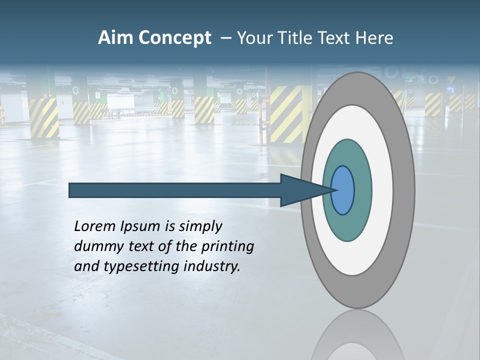 Place Illuminated Night PowerPoint Template