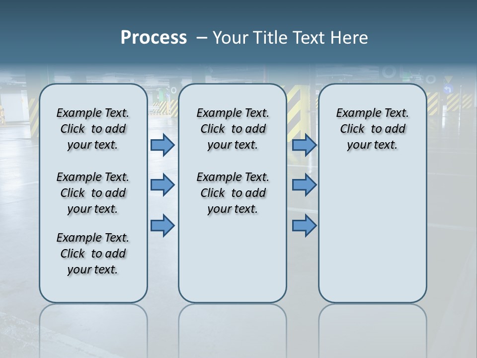 Place Illuminated Night PowerPoint Template