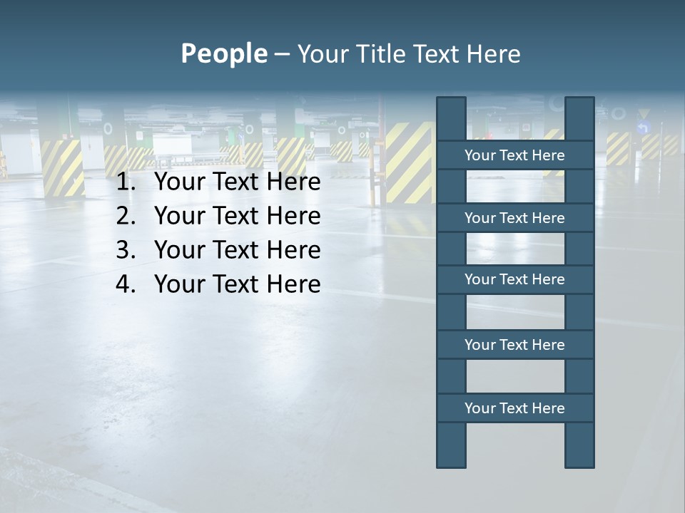 Place Illuminated Night PowerPoint Template