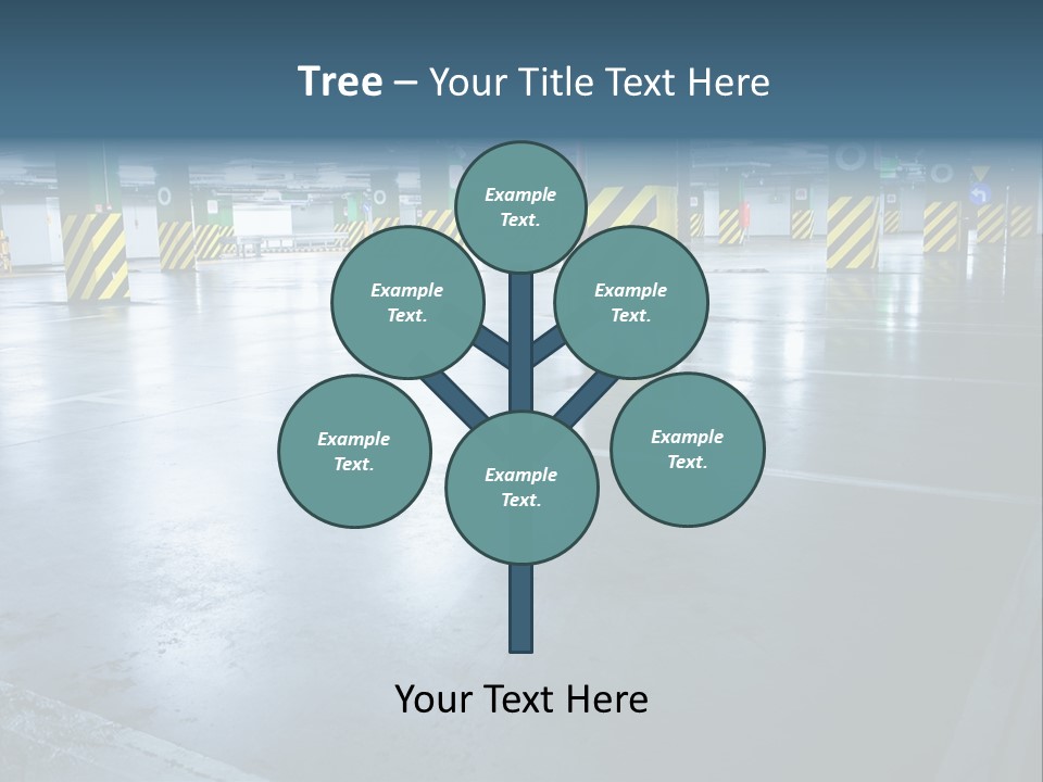 Place Illuminated Night PowerPoint Template