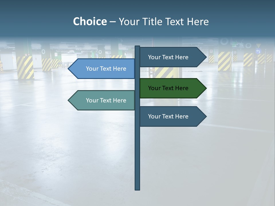 Place Illuminated Night PowerPoint Template