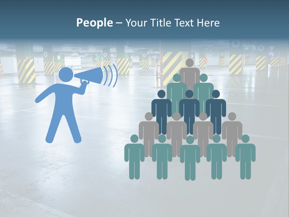 Place Illuminated Night PowerPoint Template