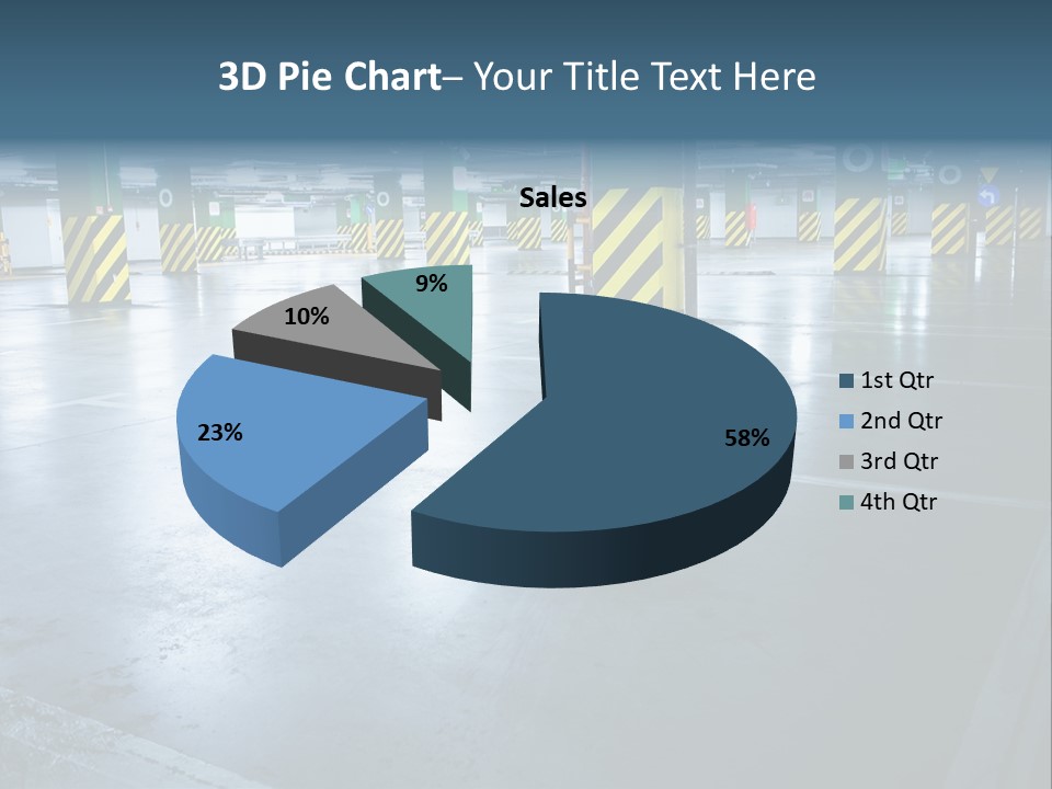 Place Illuminated Night PowerPoint Template