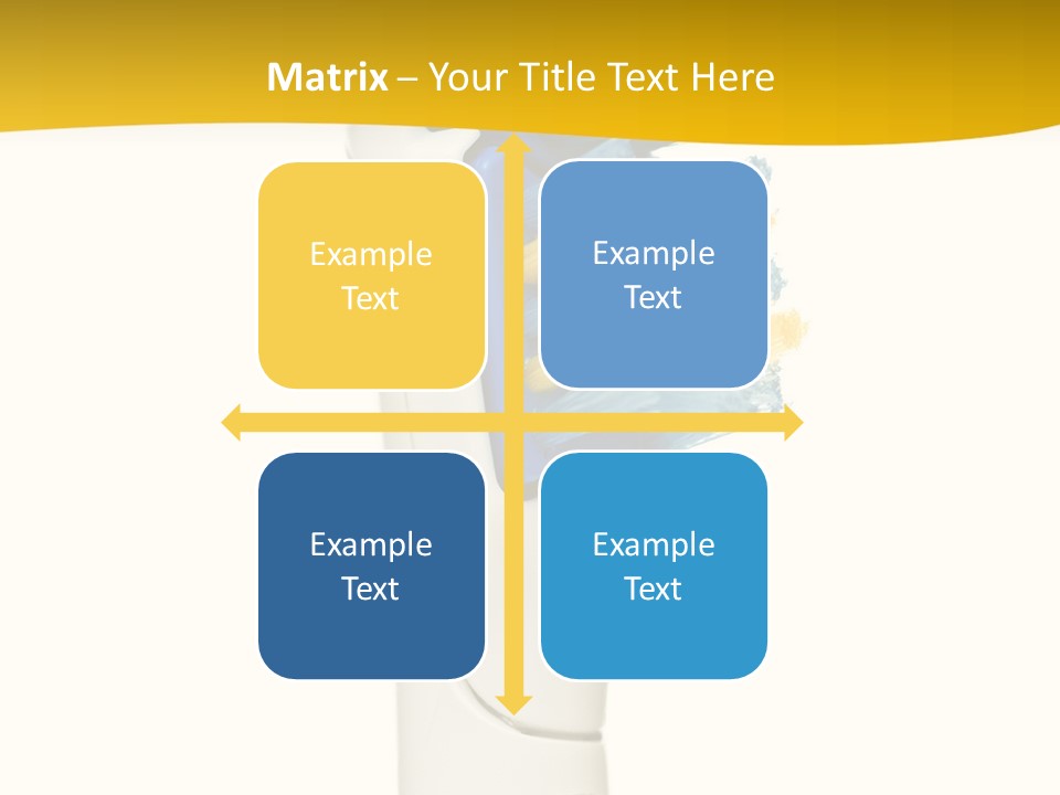 Toothbrush Photo Closeup PowerPoint Template