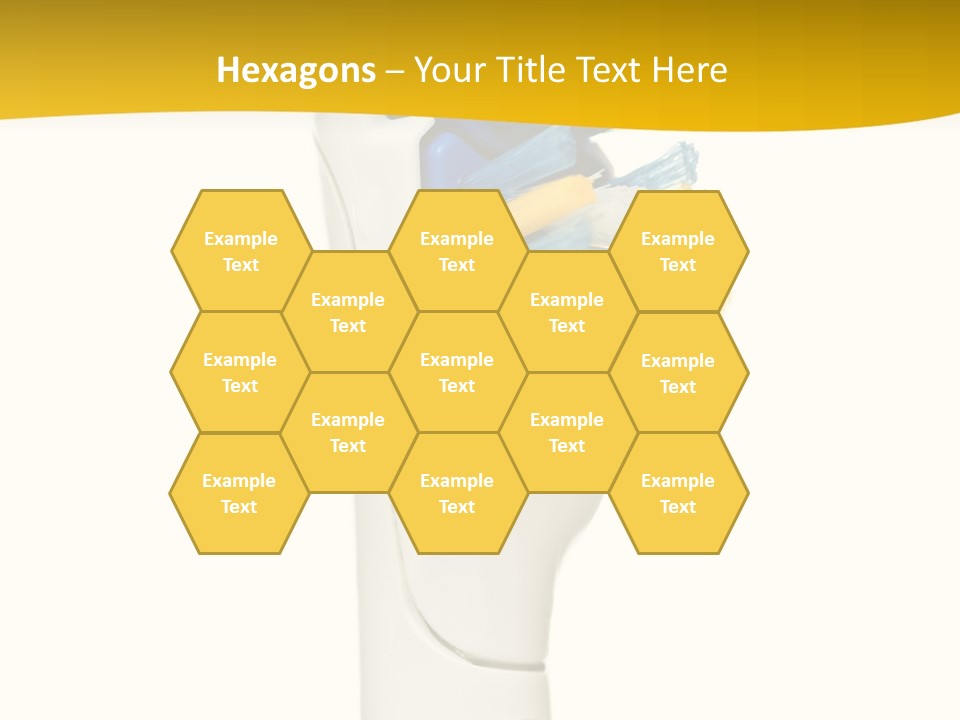 Toothbrush Photo Closeup PowerPoint Template