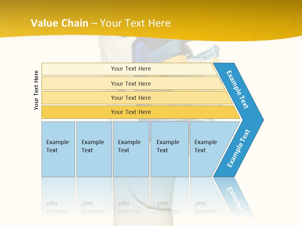 Toothbrush Photo Closeup PowerPoint Template