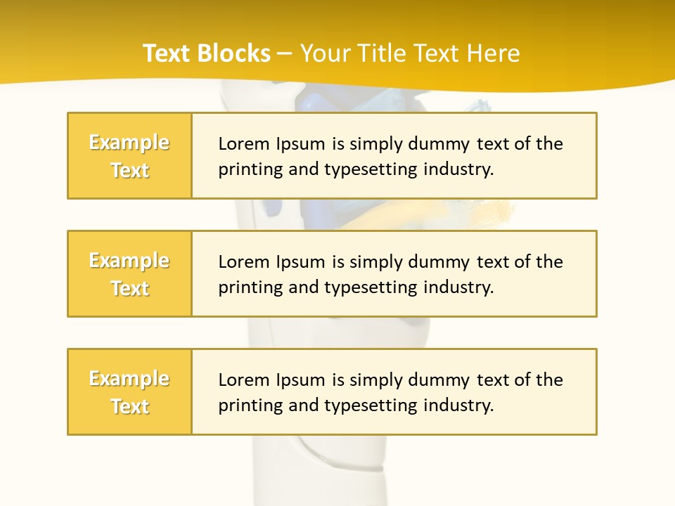 Toothbrush Photo Closeup PowerPoint Template