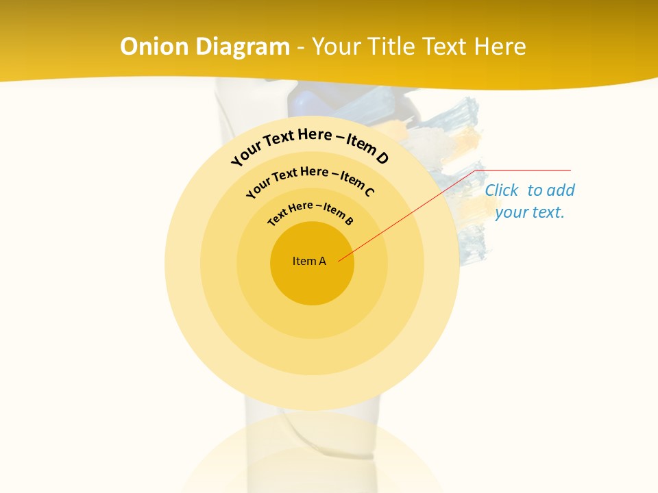 Toothbrush Photo Closeup PowerPoint Template