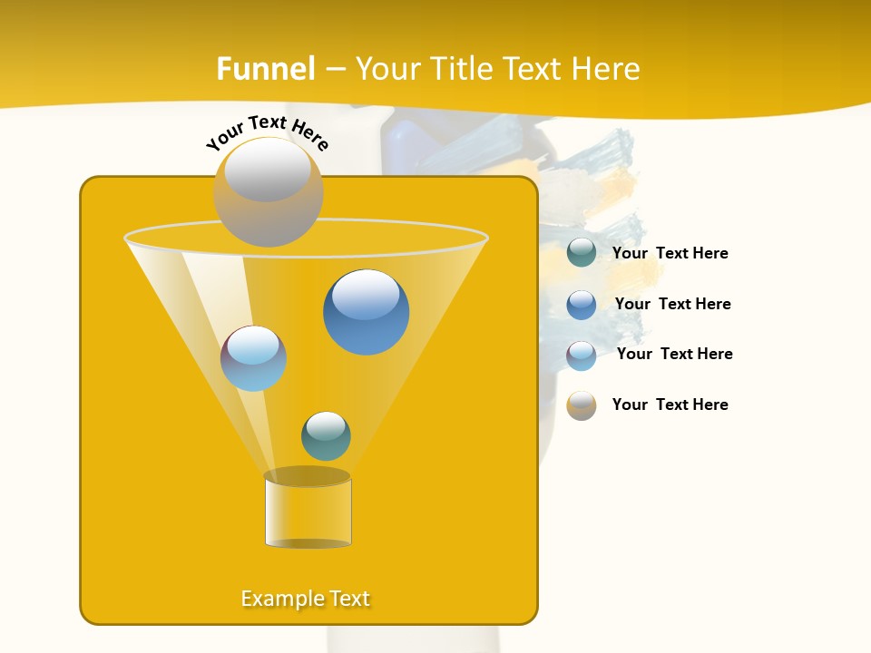 Toothbrush Photo Closeup PowerPoint Template