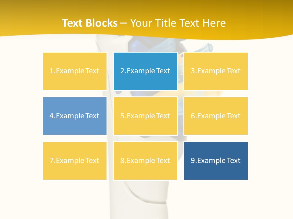 Toothbrush Photo Closeup PowerPoint Template