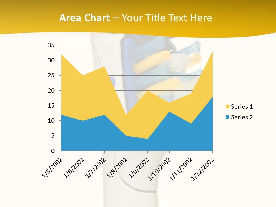 Toothbrush Photo Closeup PowerPoint Template