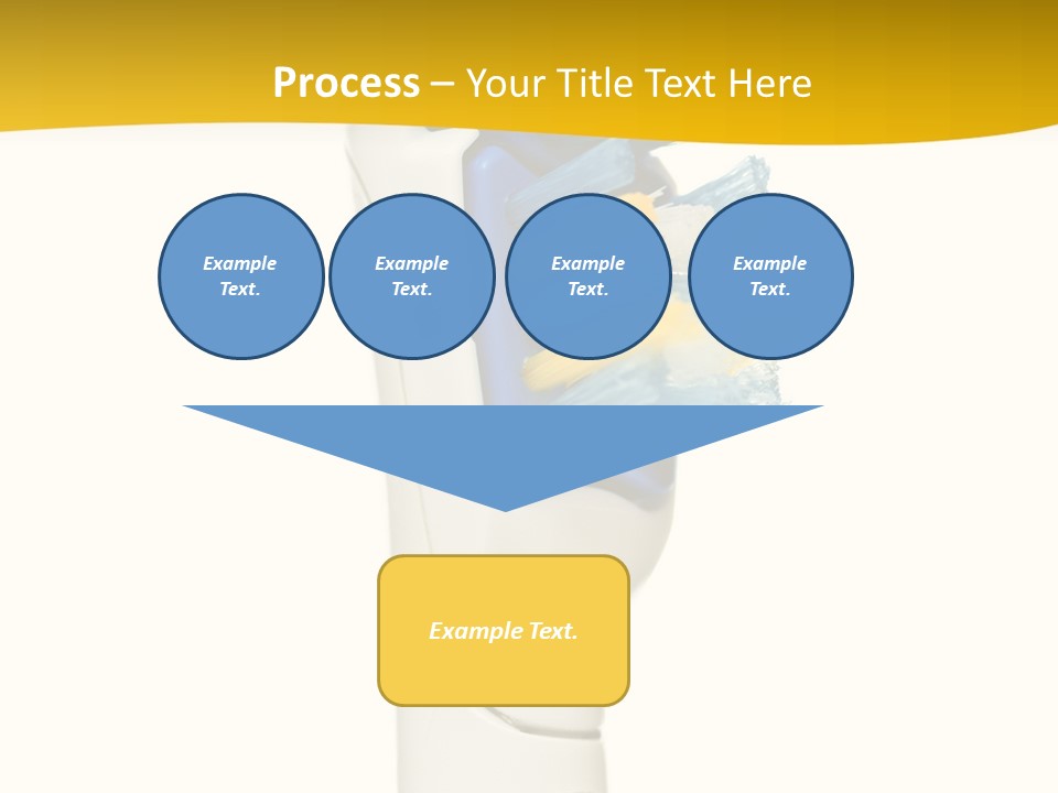 Toothbrush Photo Closeup PowerPoint Template