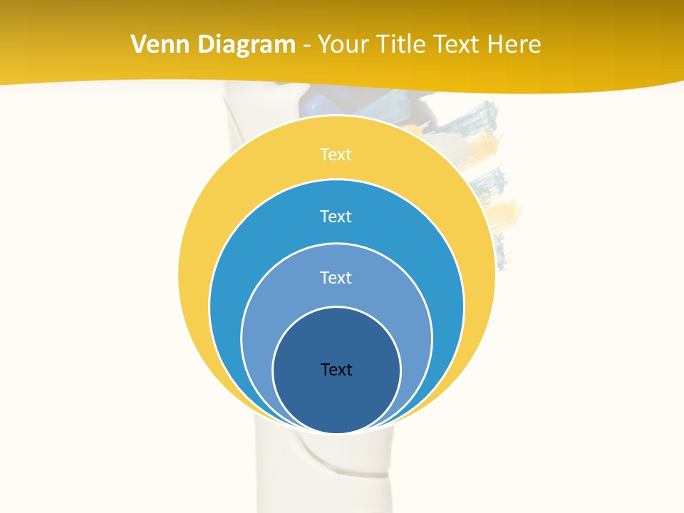 Toothbrush Photo Closeup PowerPoint Template