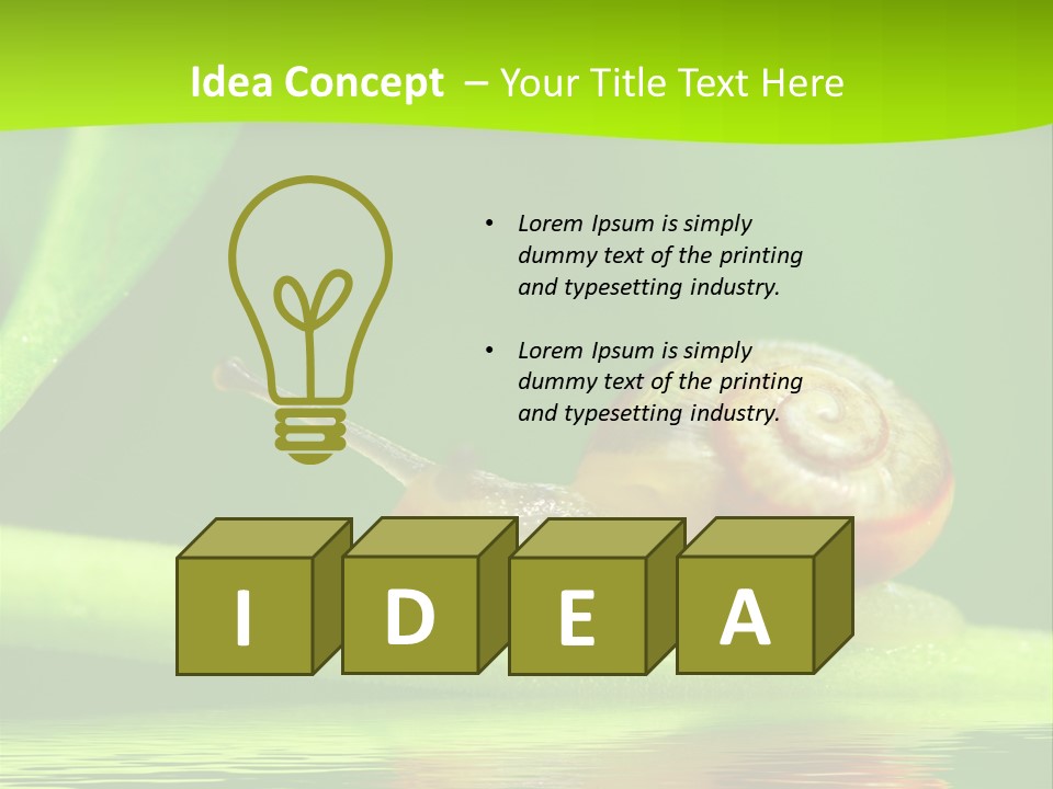 Plant Animal Lonely PowerPoint Template