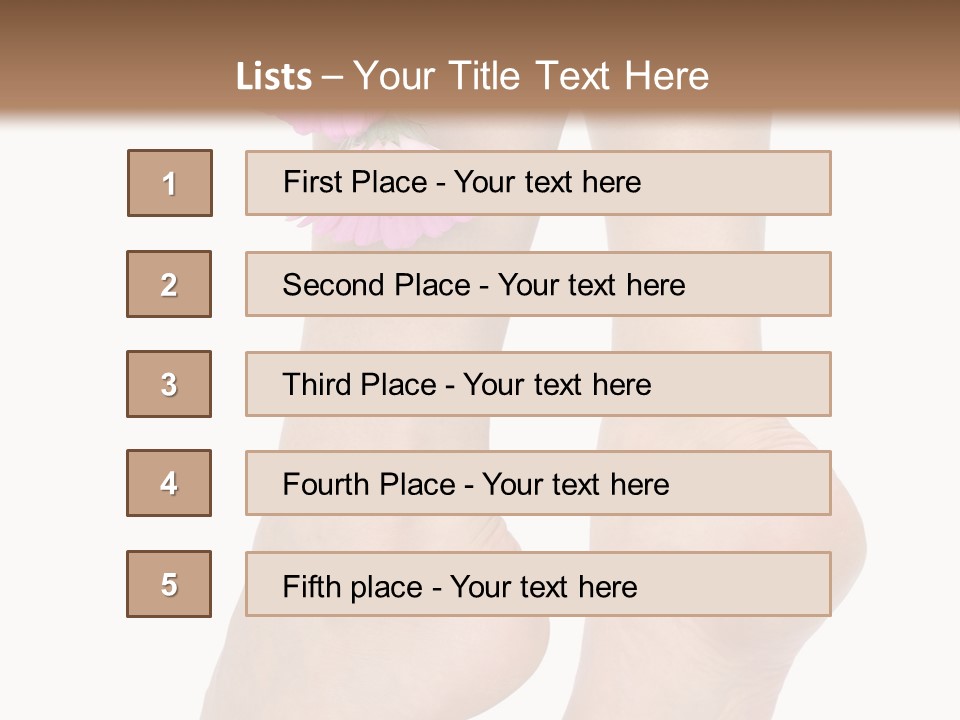 Pretty Depilation Relaxation PowerPoint Template