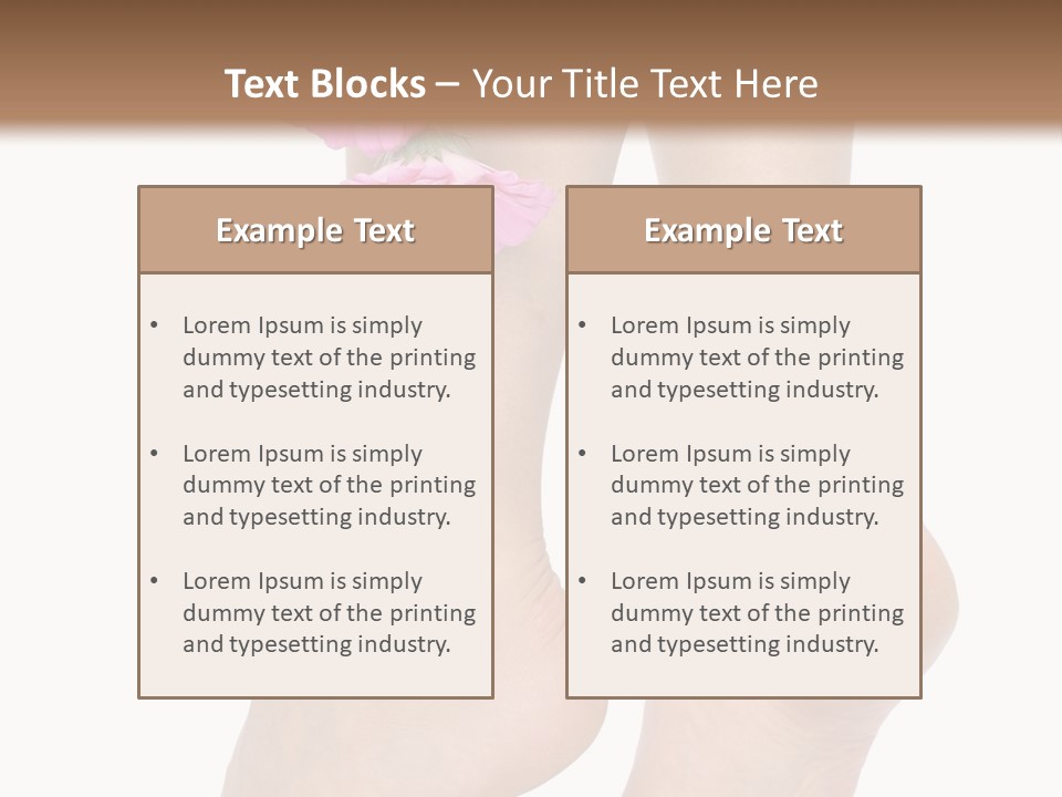 Pretty Depilation Relaxation PowerPoint Template