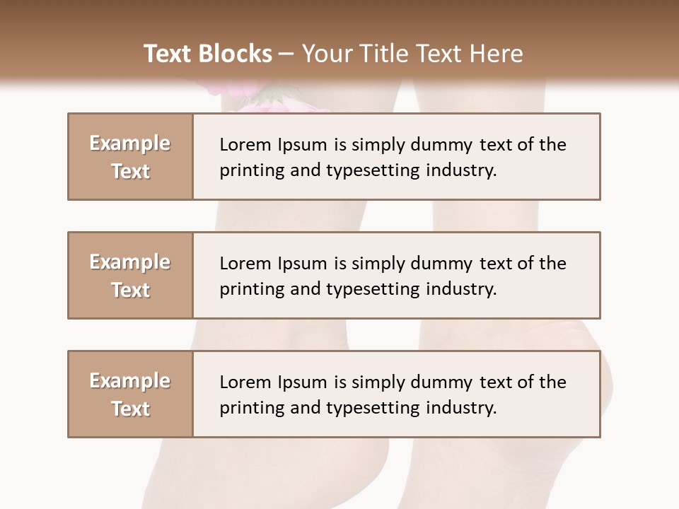 Pretty Depilation Relaxation PowerPoint Template