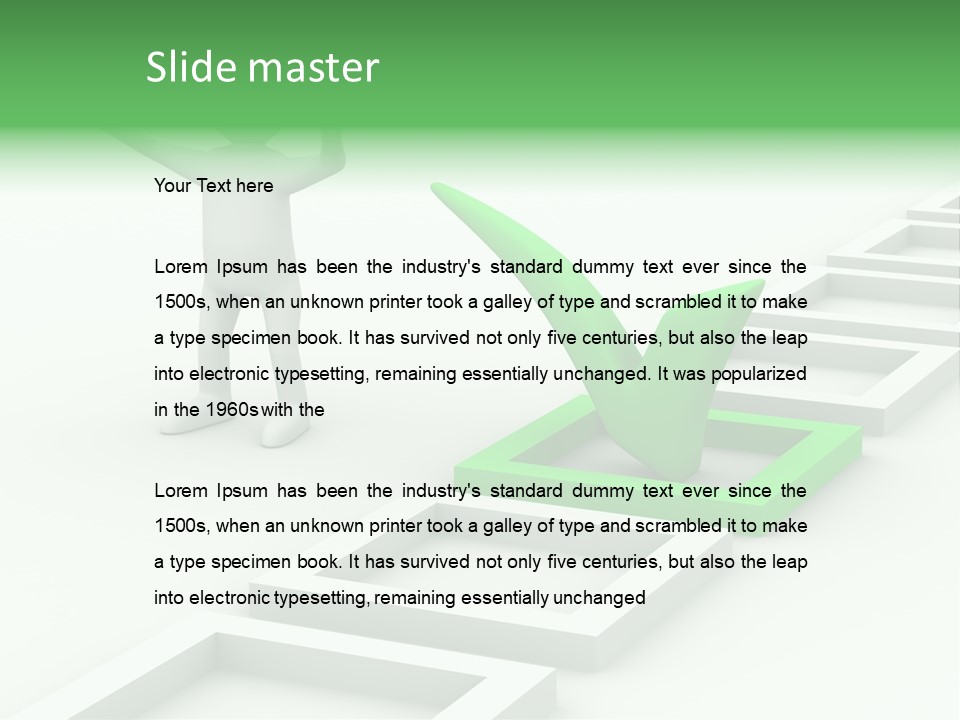 Confirm Yes Check PowerPoint Template