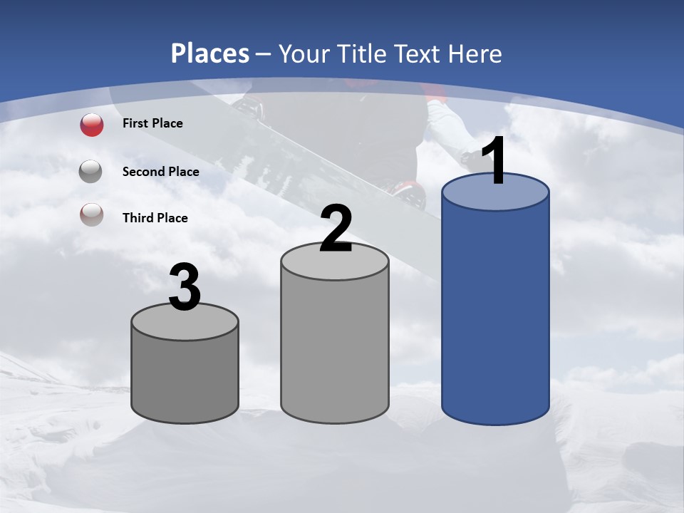 Board Blue Holiday PowerPoint Template