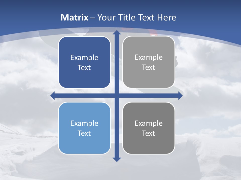 Board Blue Holiday PowerPoint Template