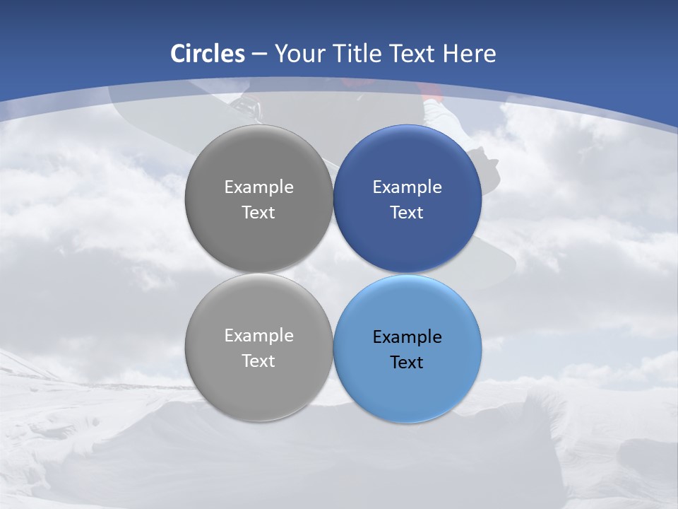 Board Blue Holiday PowerPoint Template