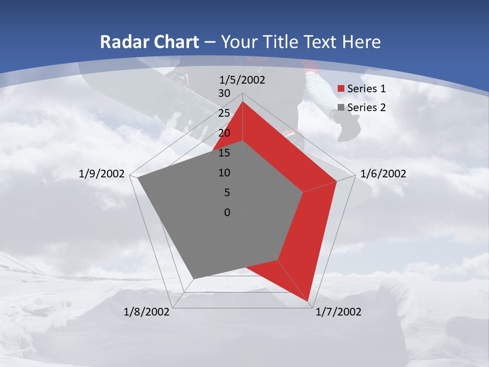 Board Blue Holiday PowerPoint Template
