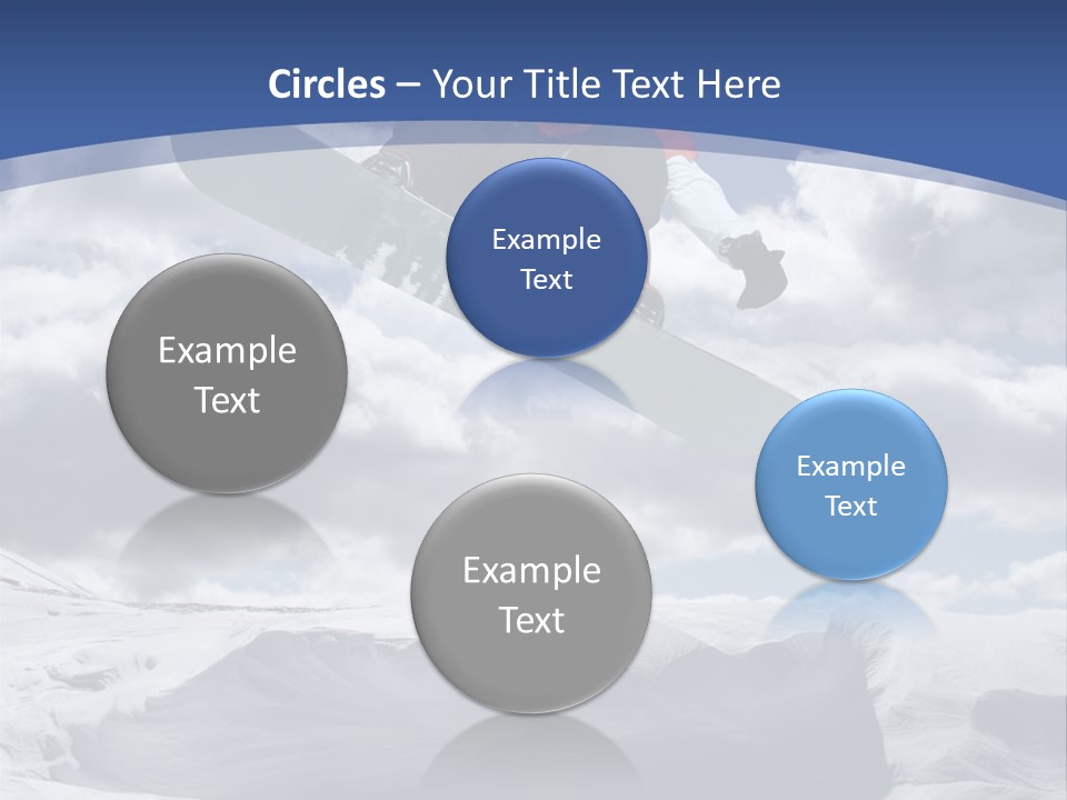 Board Blue Holiday PowerPoint Template