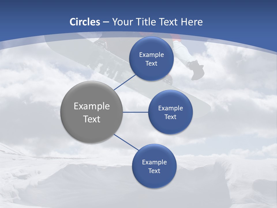 Board Blue Holiday PowerPoint Template