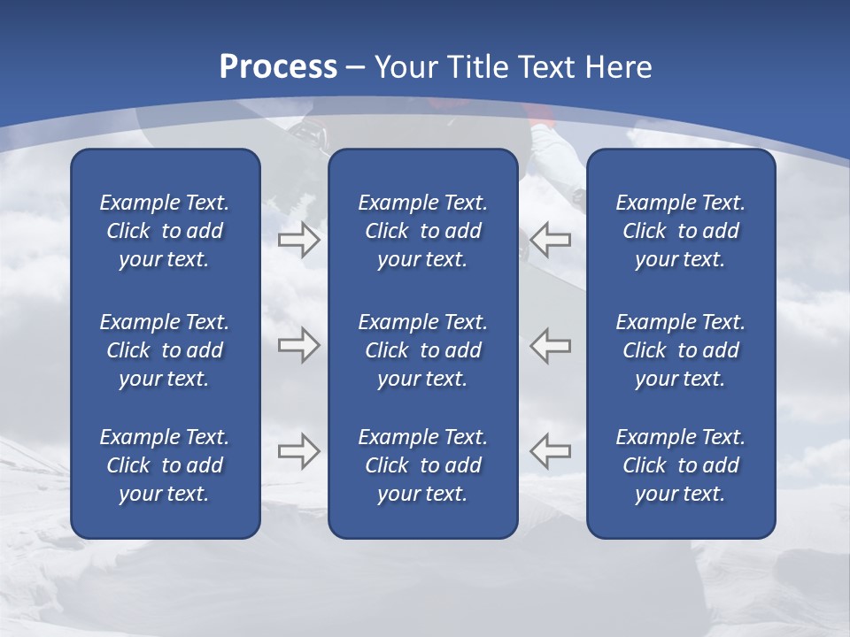 Board Blue Holiday PowerPoint Template