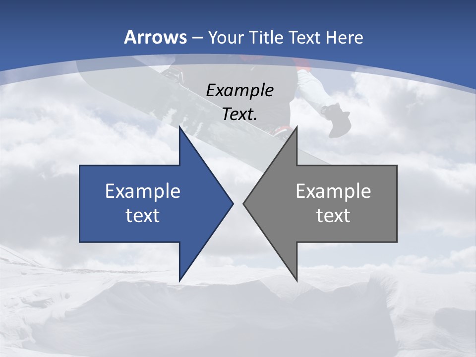 Board Blue Holiday PowerPoint Template