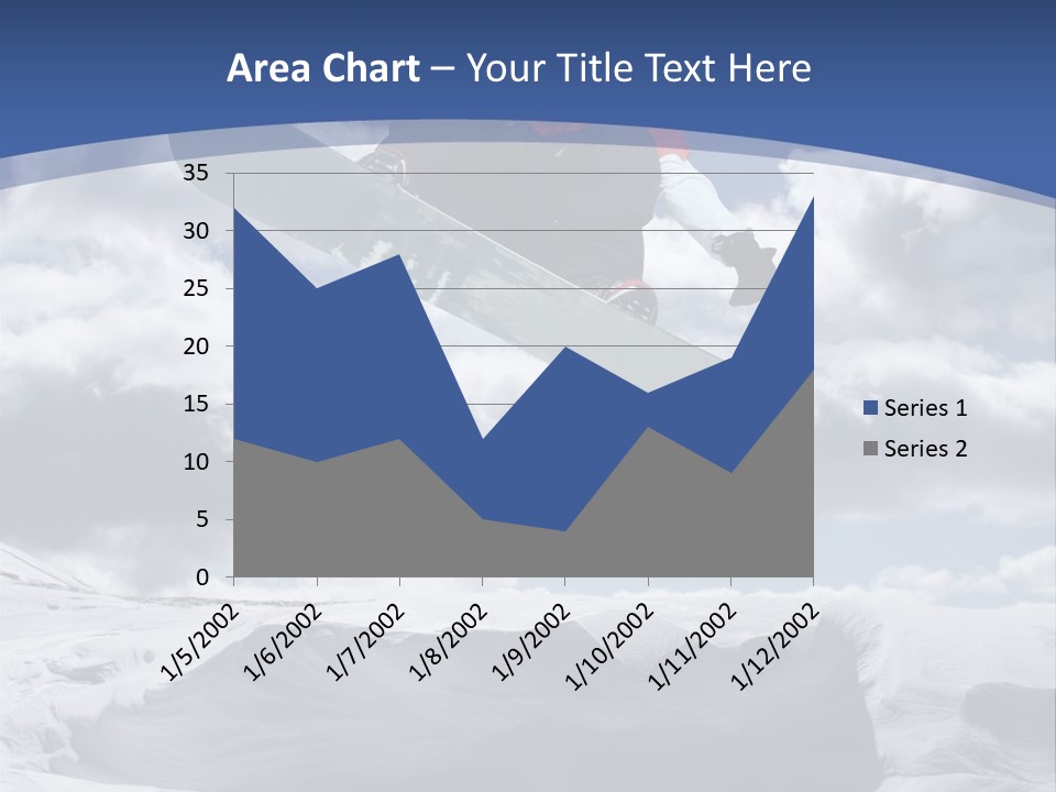 Board Blue Holiday PowerPoint Template
