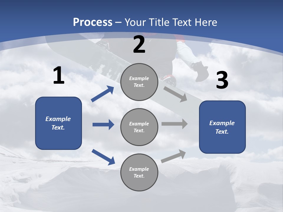 Board Blue Holiday PowerPoint Template