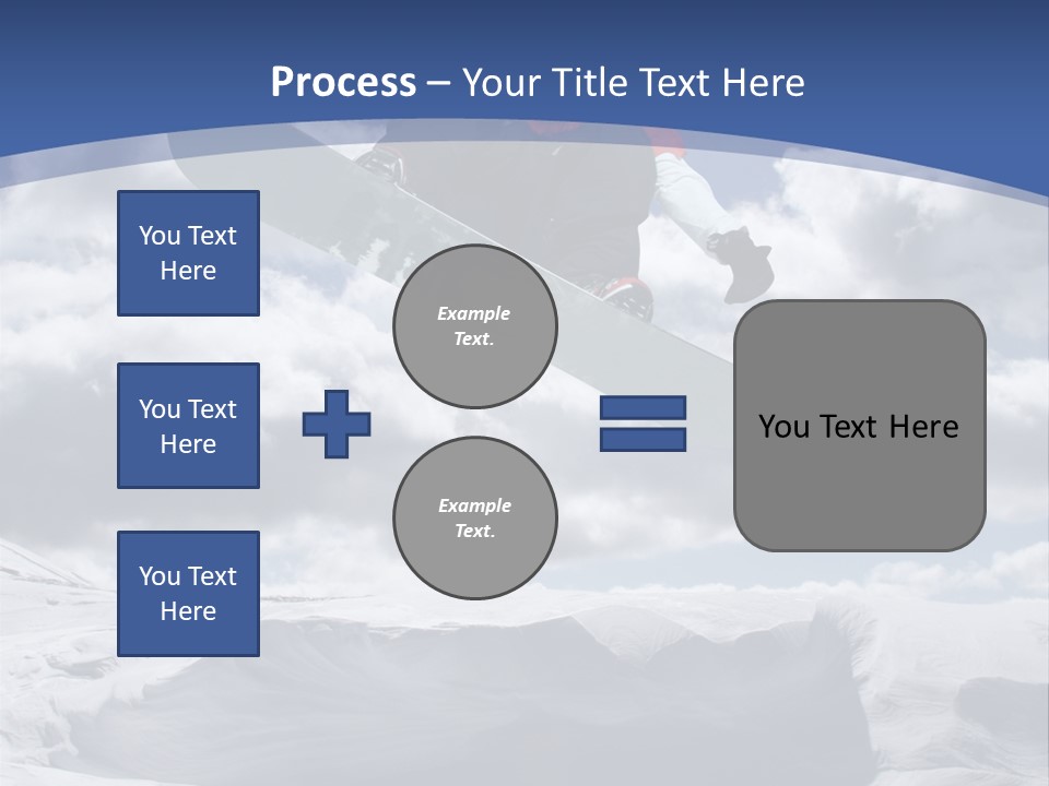 Board Blue Holiday PowerPoint Template