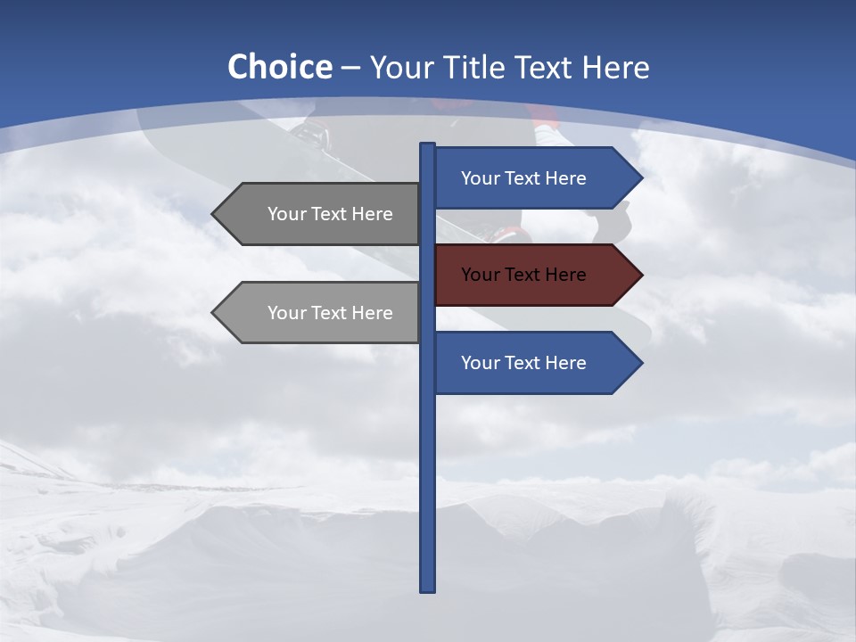 Board Blue Holiday PowerPoint Template