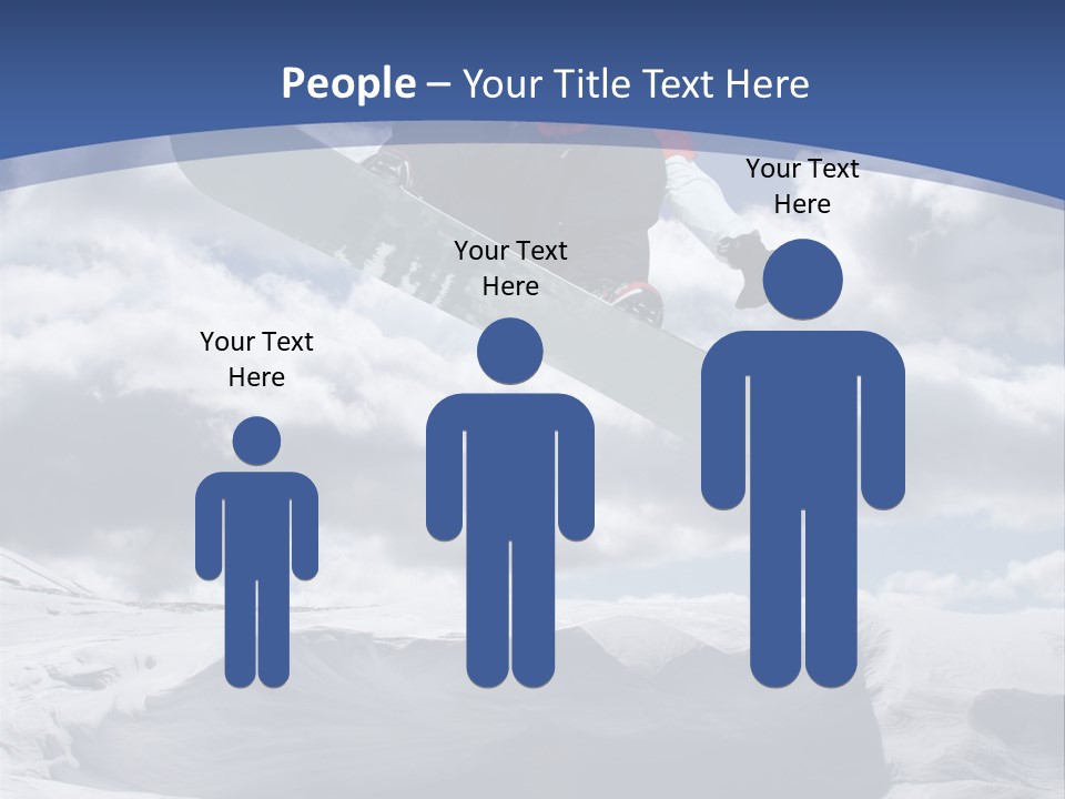 Board Blue Holiday PowerPoint Template