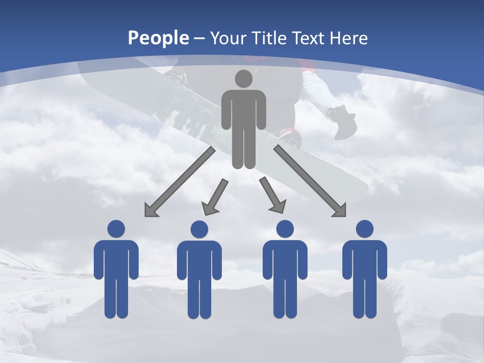 Board Blue Holiday PowerPoint Template