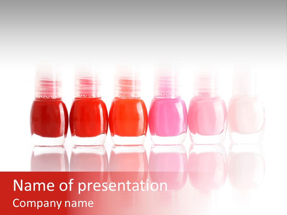 Bottle Group Reflection PowerPoint Template