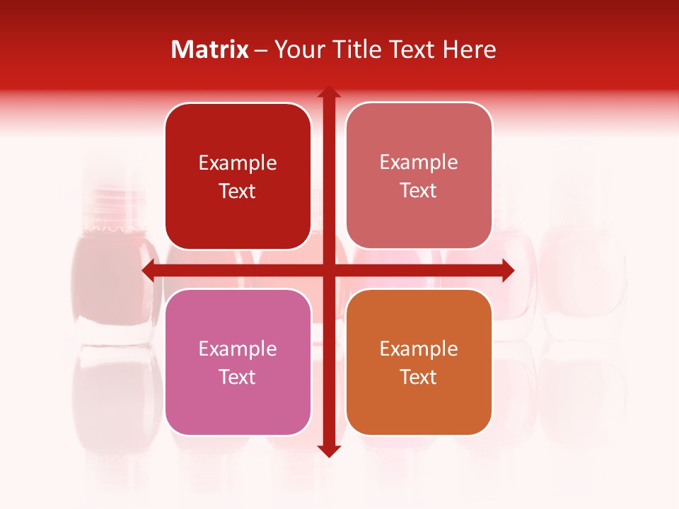 Bottle Group Reflection PowerPoint Template