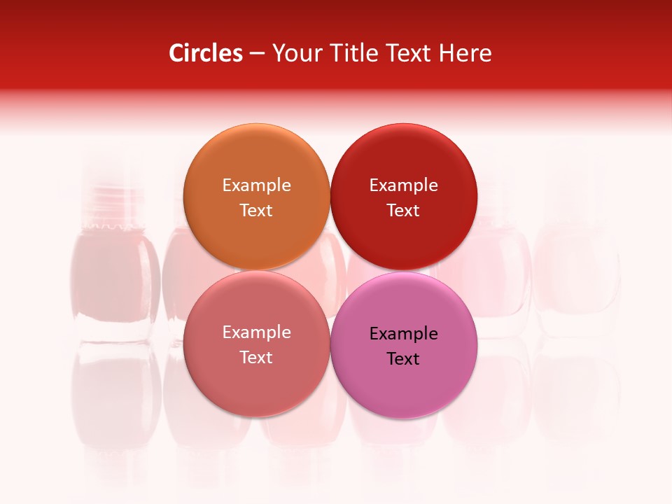 Bottle Group Reflection PowerPoint Template