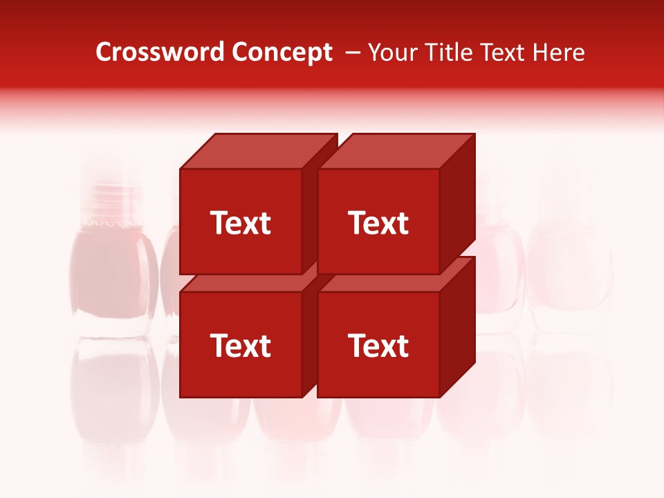 Bottle Group Reflection PowerPoint Template