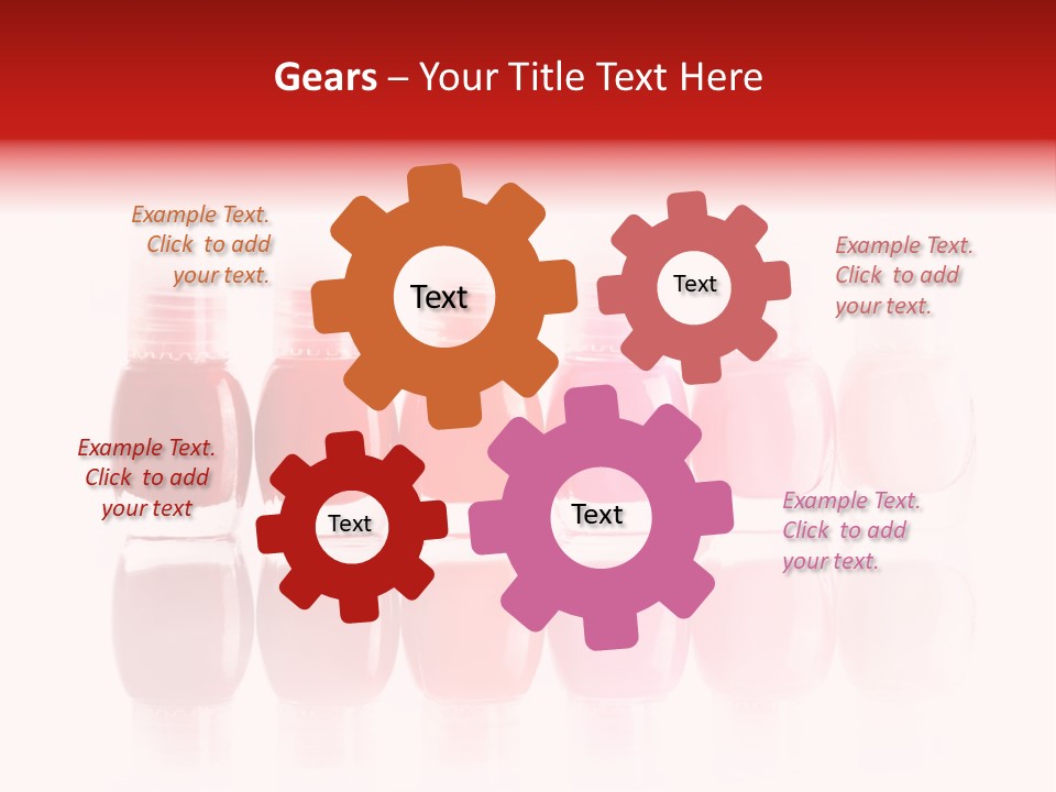 Bottle Group Reflection PowerPoint Template