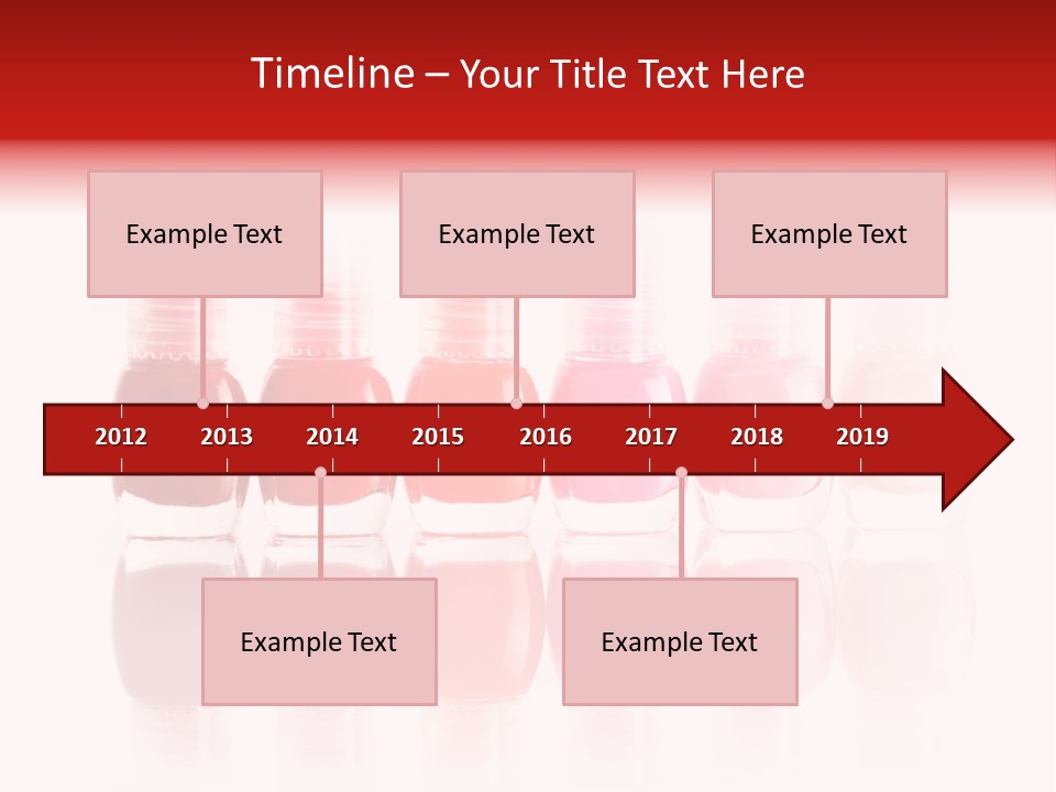 Bottle Group Reflection PowerPoint Template