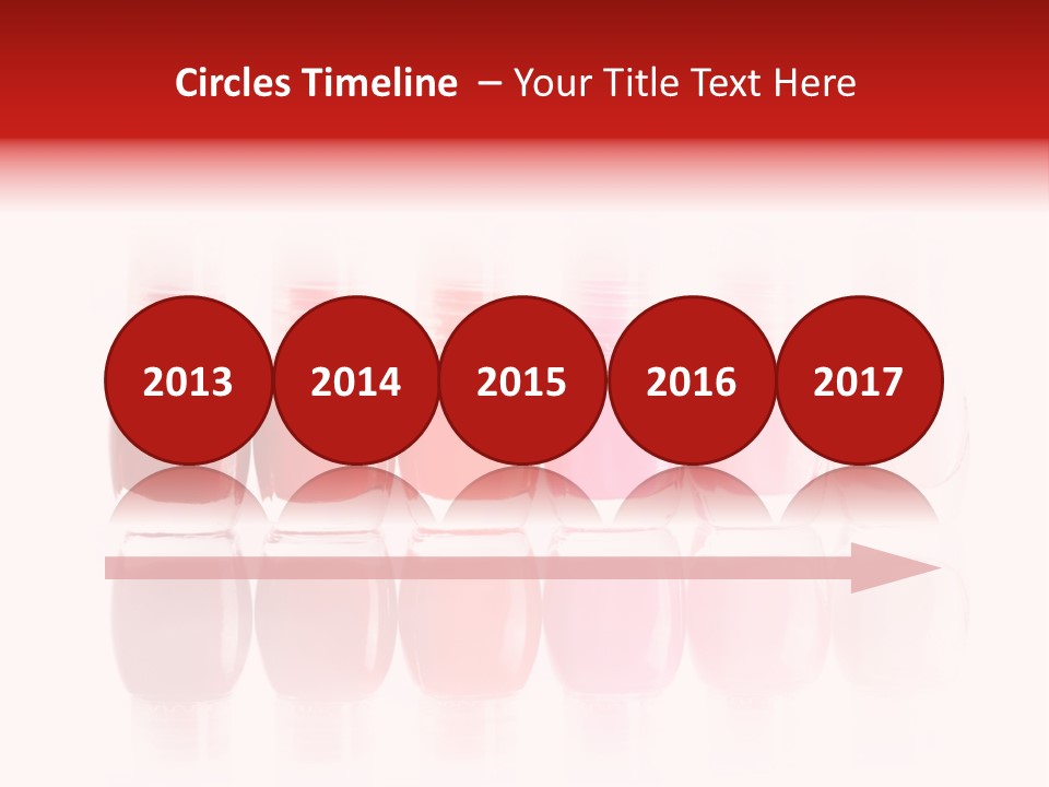 Bottle Group Reflection PowerPoint Template