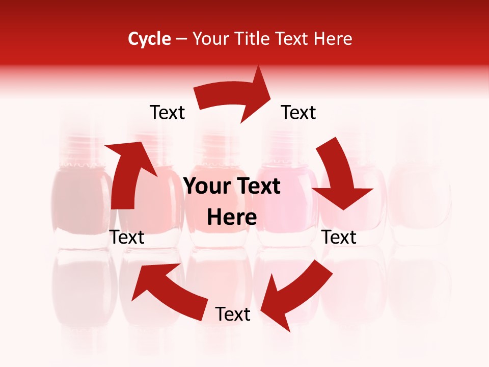 Bottle Group Reflection PowerPoint Template
