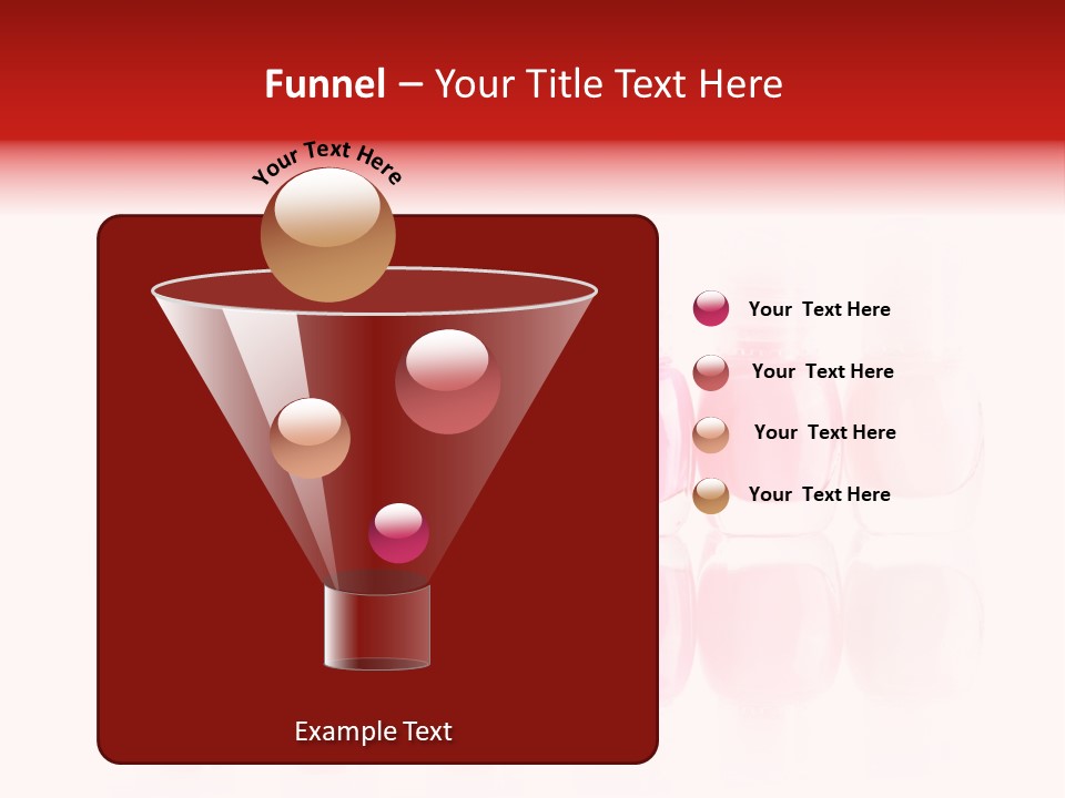 Bottle Group Reflection PowerPoint Template